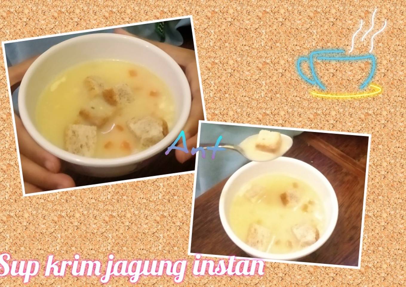 Sup krim jagung instan