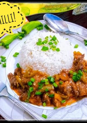 A picture of Beef Chilli!.