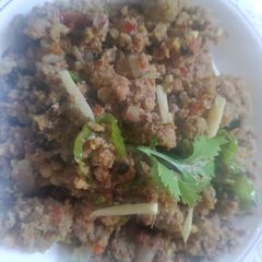 A picture of Bhuna Qeema.