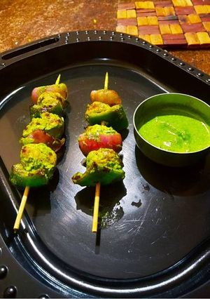 હરિયાલી સોયા ચન્ક્સ ટીકા રેસીપી મુખ્ય ફોટો