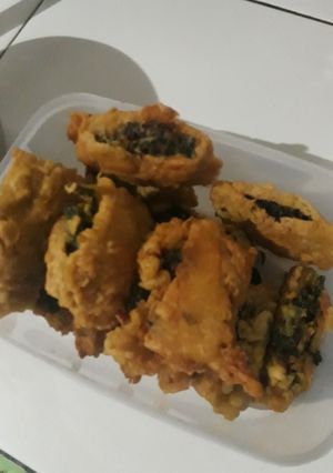 Foto resep Tahu isi daun singkong hot jeletot,
