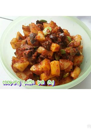 Foto resep Sambal kentang ala anak kost