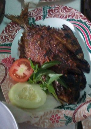 Foto resep Dorang bakar bumbu rujak pedas