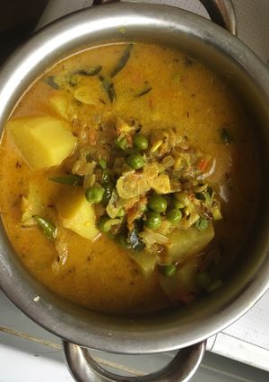 Foto resep Kari kentang kacang polong