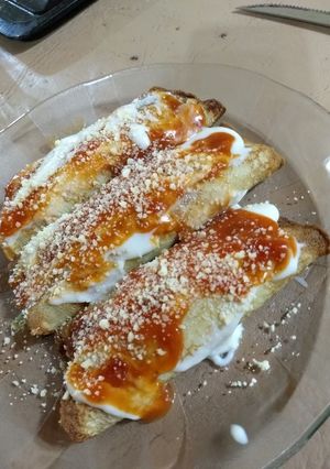 Una foto de Canelones de pollo y verdura