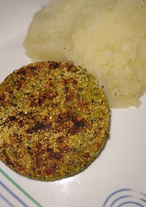 Una foto de Medallón apto veganos y celíacos