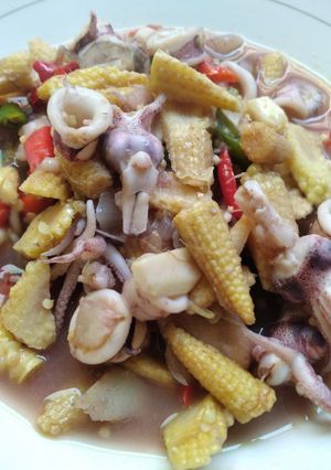 Foto resep Tumis Cumi Pedas