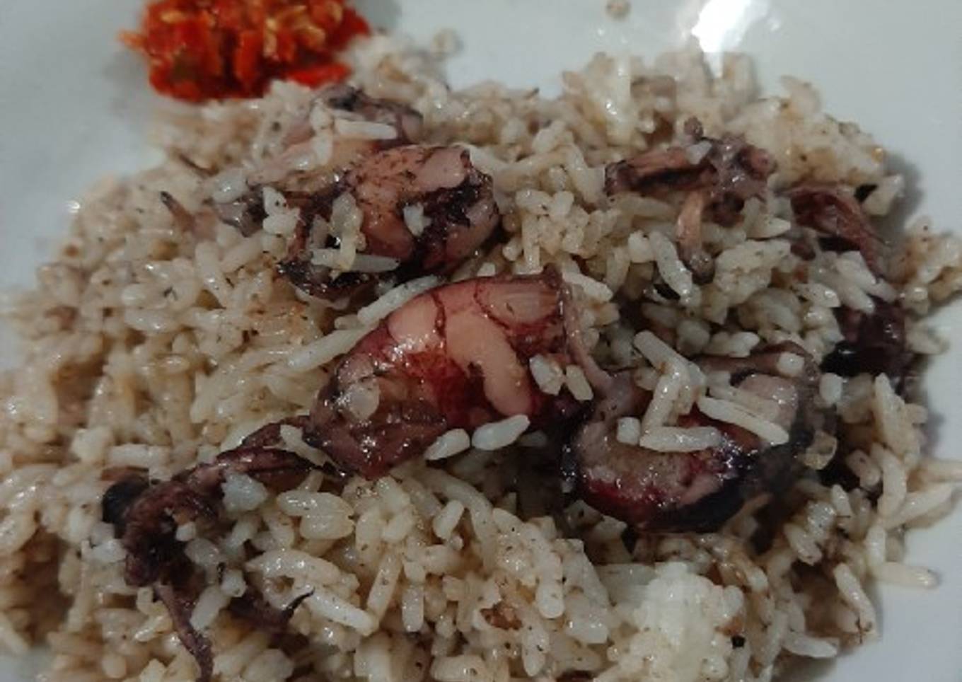 Nasi Goreng Cumi Hitam