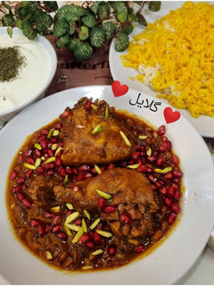 عکسی از دستور خورشت انار مازندرانی 😋