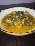 Ukazi soup with periwinkle