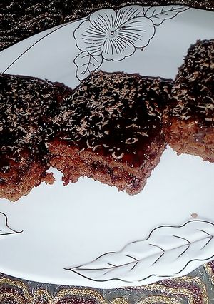 صورة لوصفة جاتو شاتوه بالموز و الشيكولا