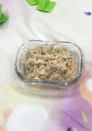 Foto resep MPASI Salmon Fillet dengan Bayam & Saus Keju