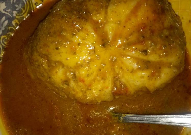 Recipe: Yummy Tuwon semo and dried okro soup