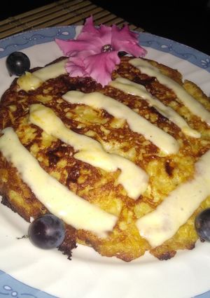 Una foto de Tortilla de banano express