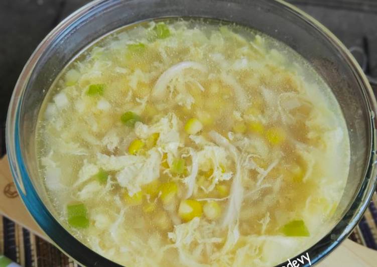 Recipe: Perfect Corn Soup Simple