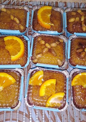 صورة لوصفة بسبوسة فردية هايلة اقتصادية
