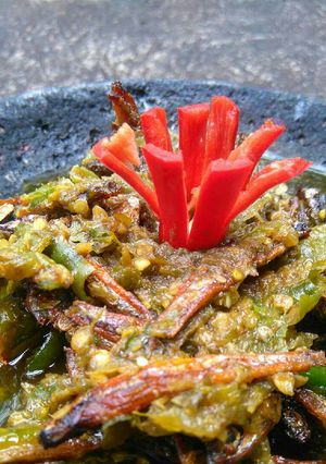 Foto resep 🐟Sambal Ijo Ikan Teri🐟