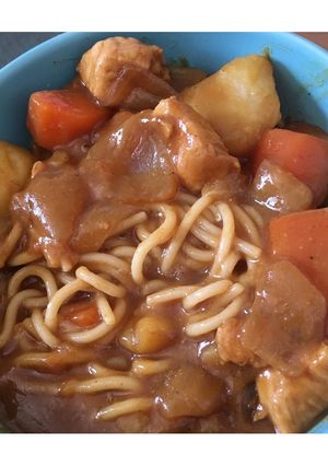 咖喱麵 的食譜成品照片