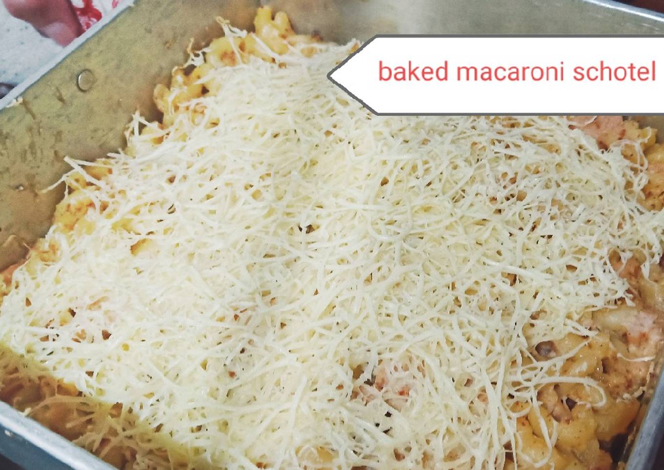 Baked macaroni schotel
