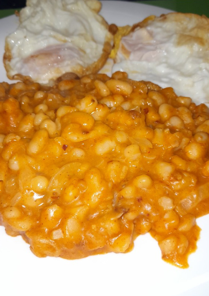 Una foto de Alubias fritas