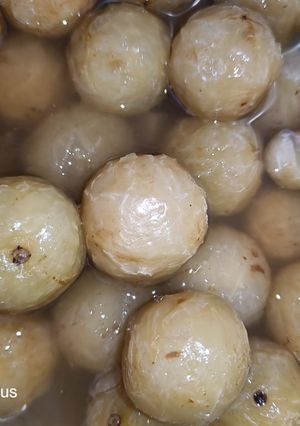A picture of Amla/Gooseberry Murabba.