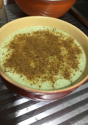 A picture of Green Raita:.