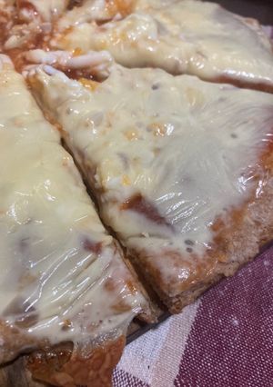 Una foto de Pizza de salvado #fit