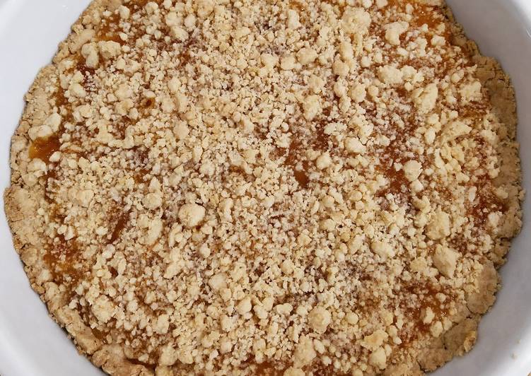 Crostata all'albicocca con farina di farro