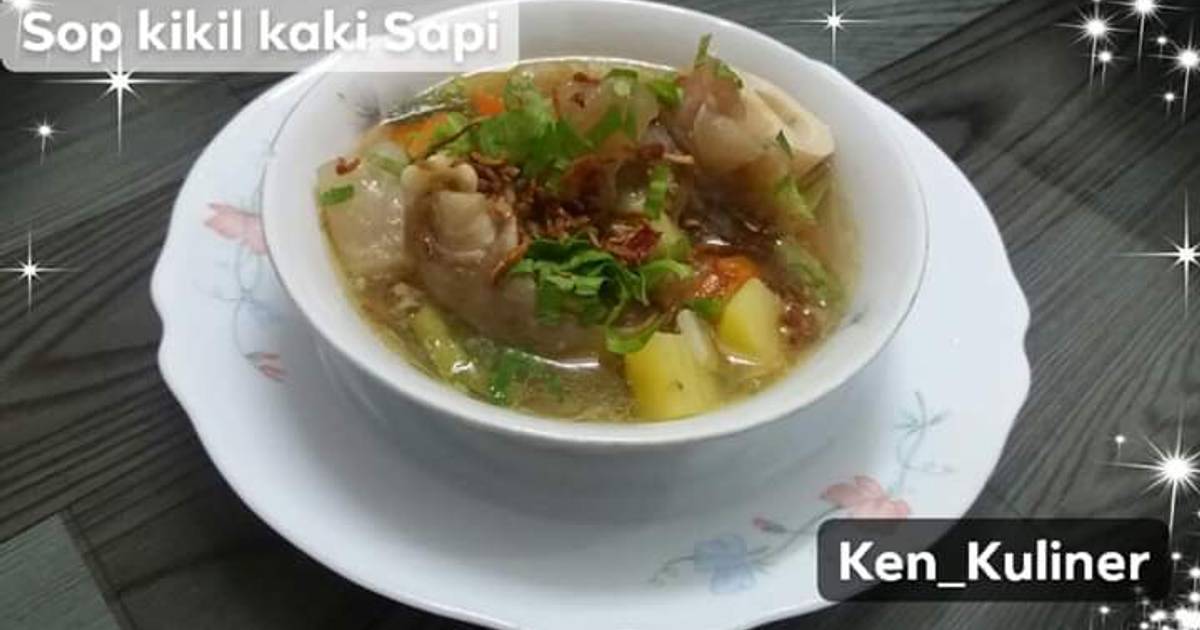 Resep Sop Kikil Kaki Sapi Oleh Kena Asgar Cookpad