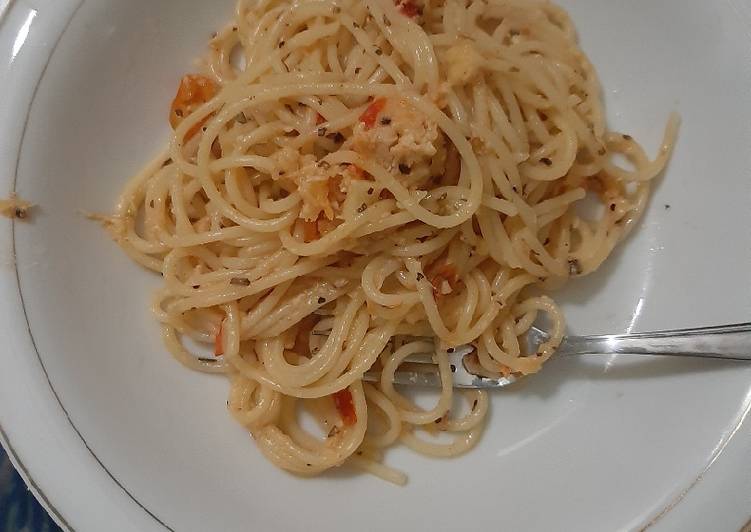 Bagaimana Menyiapkan Spageti aglio olio, Lezat