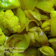A picture of Curried Chicken and Cauliflower.