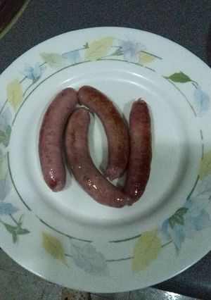 Una foto de Salchichas frescas al vino