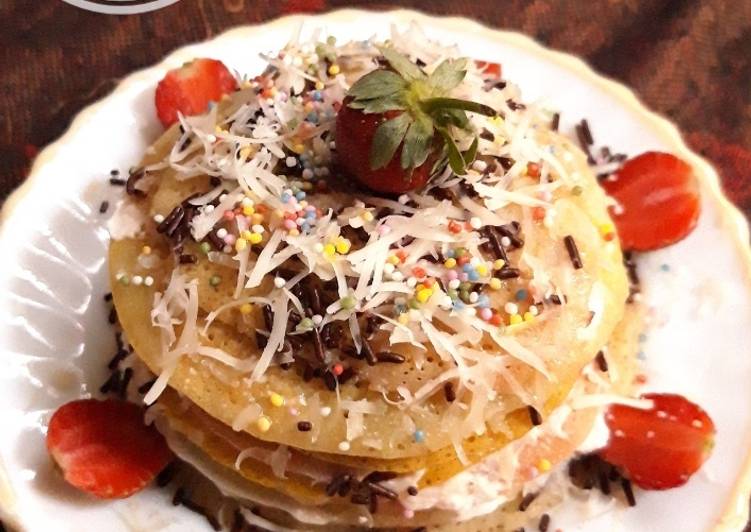 Bagaimana Menyiapkan Happiness pancake, Lezat Sekali