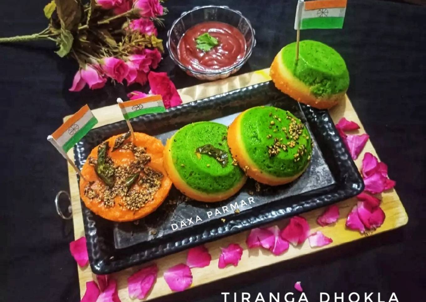 Tiranga Dhokla