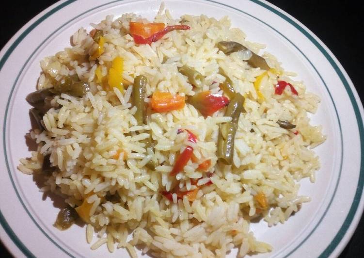 Rice with vegetables