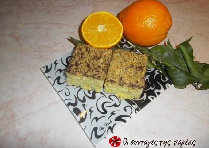 κύρια φωτογραφία συνταγής Κέικ νηστίσιμο με πορτοκάλι και σοκολάτα