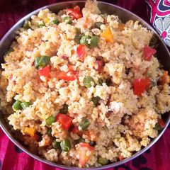 A picture of Veg Millet upma.