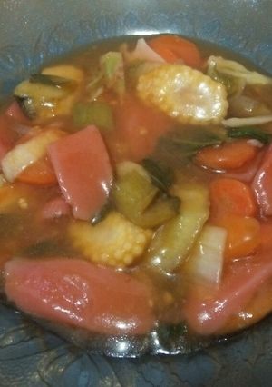 Foto resep Capcay Saos Tomat