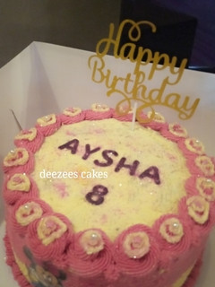 A picture of Butter cream icing.