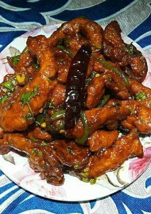 A picture of Dragon chicken.