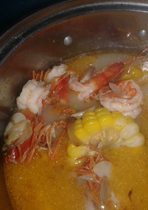 Foto resep 21. Lodeh praktis isi udang jagung