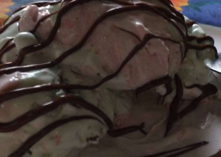 Cara Gampang Membuat Ice cream bubble gum🤩 Anti Gagal