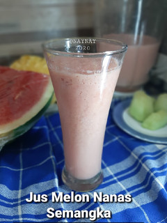 Foto resep Jus Melon Nanas Semangka