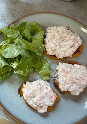 Puffer mit Lachscreme Rezepthauptbild