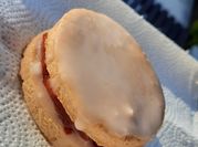 Una foto de glace para alfajores