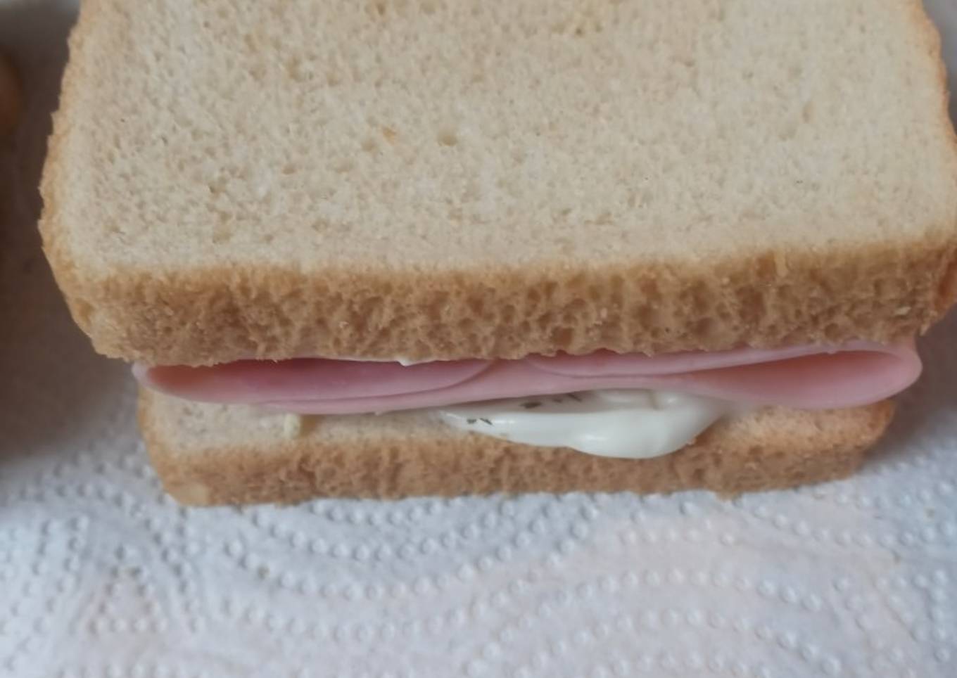 Ham and egg sandwich Group 2