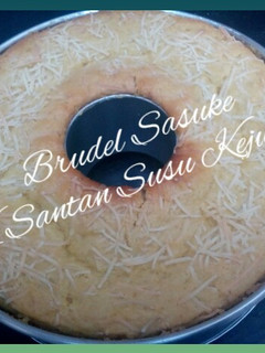 Foto resep Brudel Cake Sasuke (Santan Susu Keju) no mixer