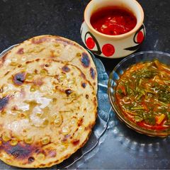 A picture of Crispy Sorghum Bhakhari-Jowar Bhakhari 😋.