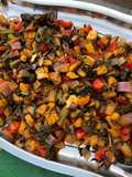 Légumes marinés sautés à la plancha