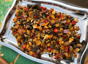 Une photo de Légumes marinés sautés à la plancha